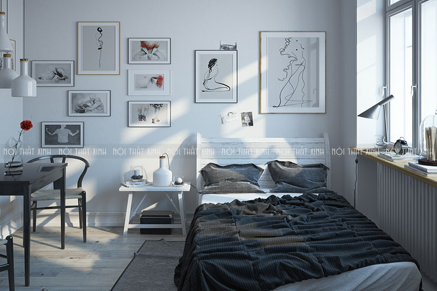 15 mẫu phòng ngủ phong cáchScandinavia tinh tế, rộng mở