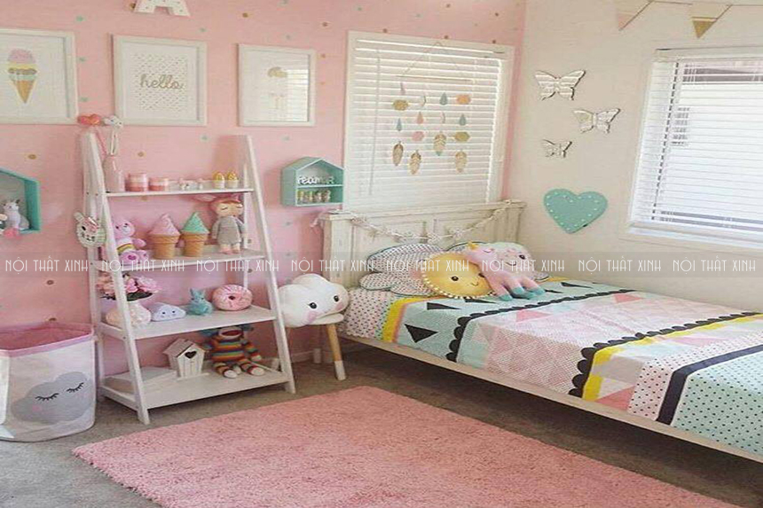 7 mẫu thiết kế phòng ngủ nữ tính cho bé gái