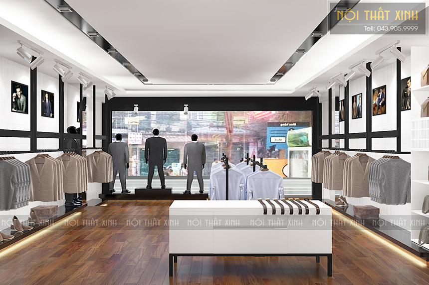 Thiết kế nội thất shop thời trang 71m2 tại 325 Trương Đinh