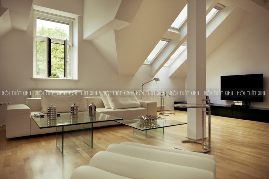 Bạn đã biết cách thiết kế nội thất căn hộ áp mái thành không gian sống cao cấp?