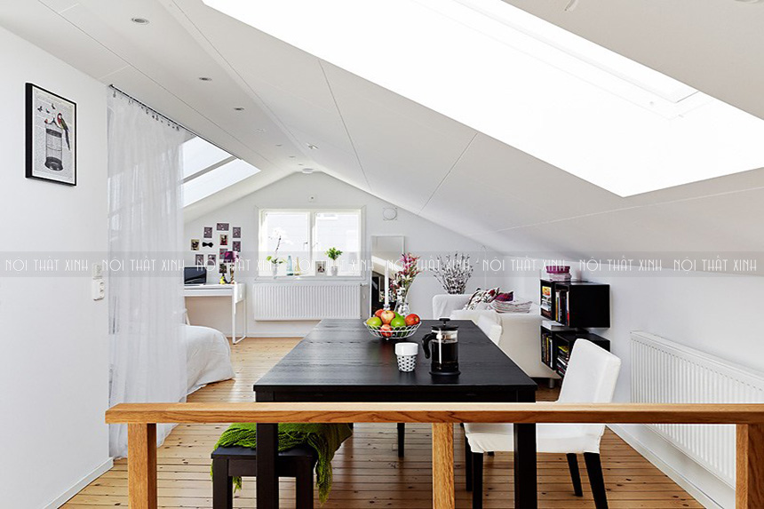 Bạn đã biết cách thiết kế nội thất căn hộ áp mái thành không gian sống cao cấp?