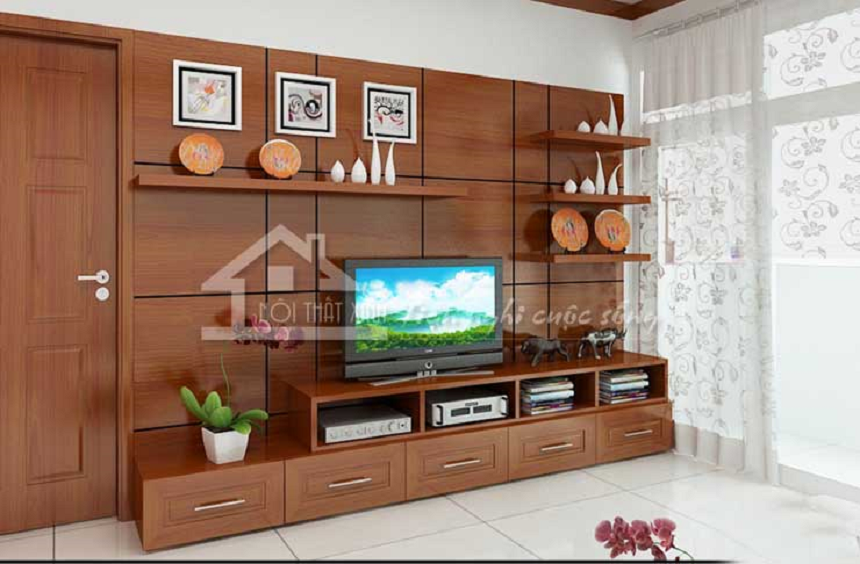 Bạn đã biết cách thiết kế phòng khách đẹp với kệ tivi