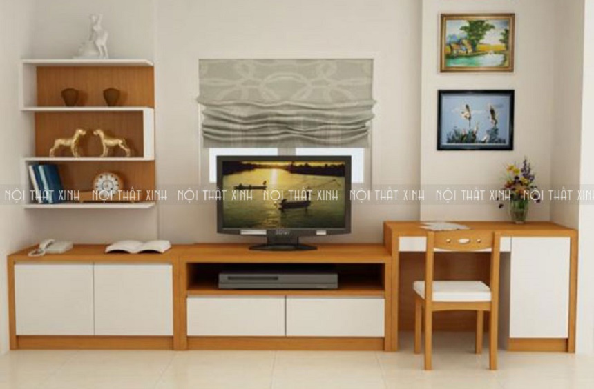 Bạn đã biết cách thiết kế phòng khách đẹp với kệ tivi