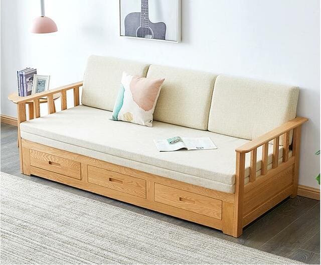 Các kiểu sofa giường gỗ