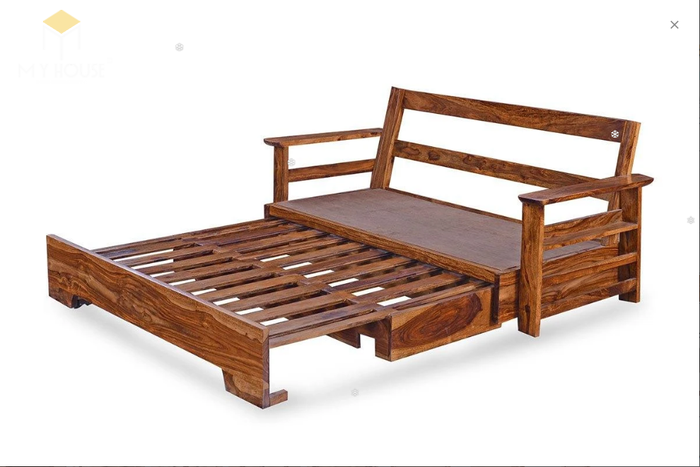 Các kiểu sofa giường gỗ