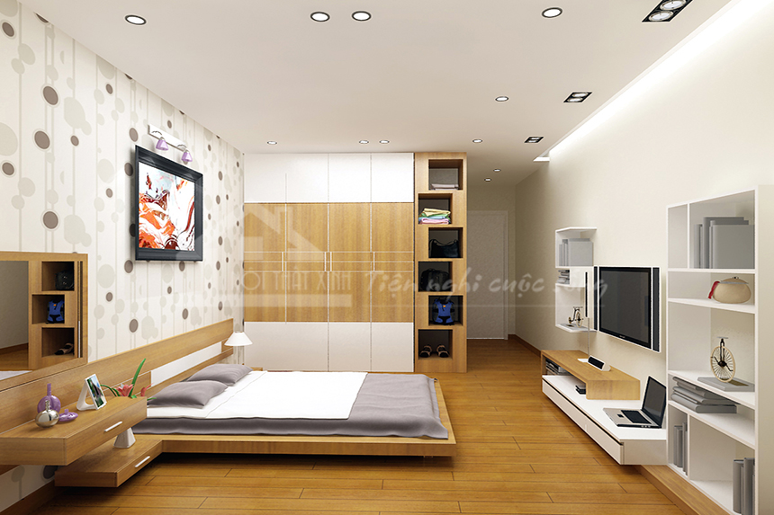 Nội thất phòng ngủ mang phong cách hiện đại