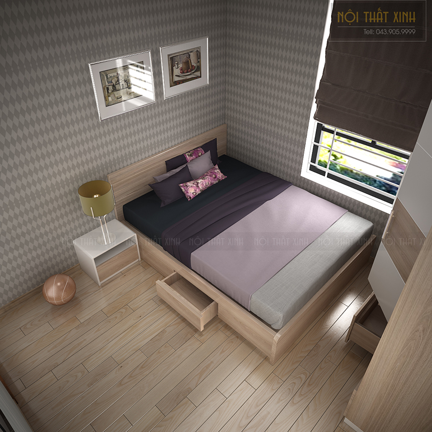 Thiết kế phòng ngủ nhỏ đơn giản dành cho người già
