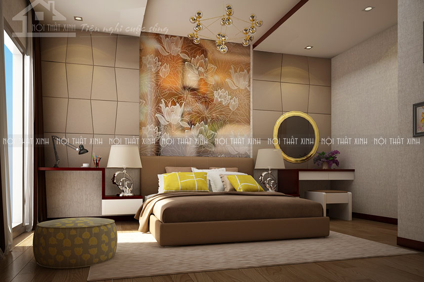 Thiết kế nội thất chung cư 70m2 tại HH4 Linh Đàm