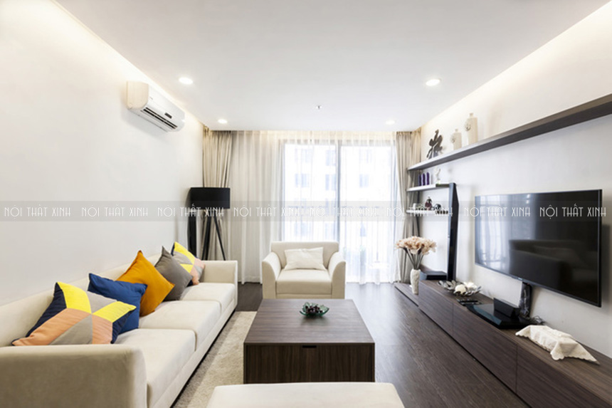Thiết kế nội thất chung cư tạo không gian sinh hoạt rộng rãi