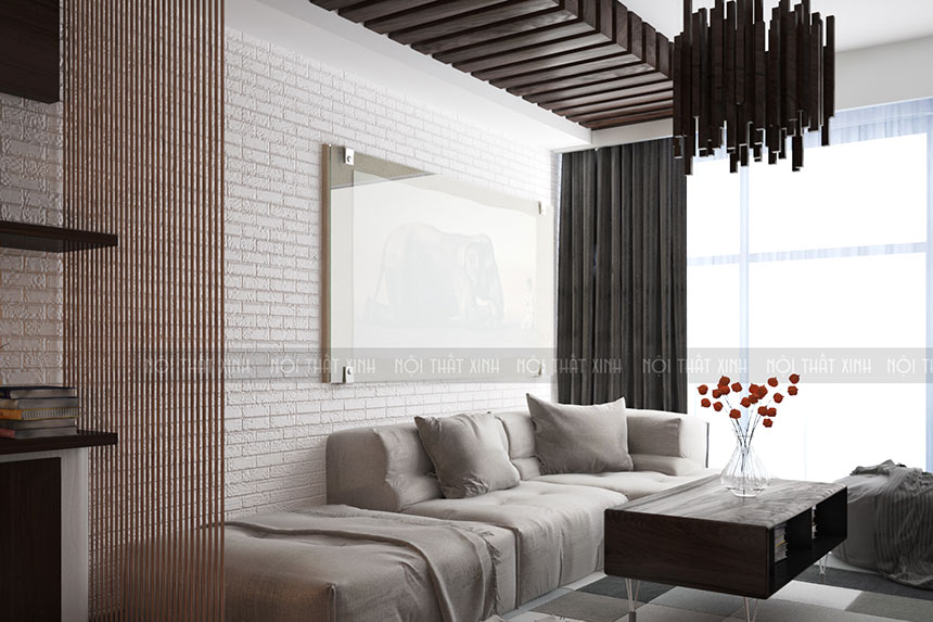 Thiết kế nội thất phòng khách hiện đại, phong cách châu Âu sang trọng