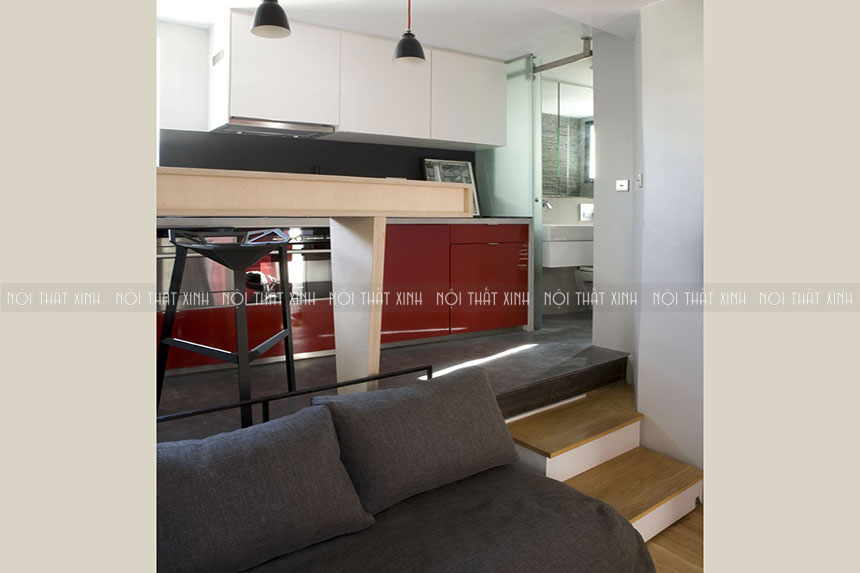 Thiết kế nội thất thông minh, tiện lợi dành cho căn hộ 20m2