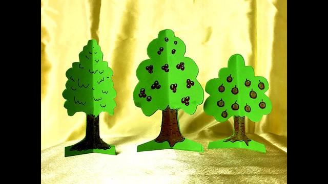 Hướng dẫn làm mô hình cây bằng giấy đơn giản