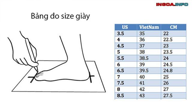Cách chọn size giày form 1.5 chuẩn xác cho người Việt Nam