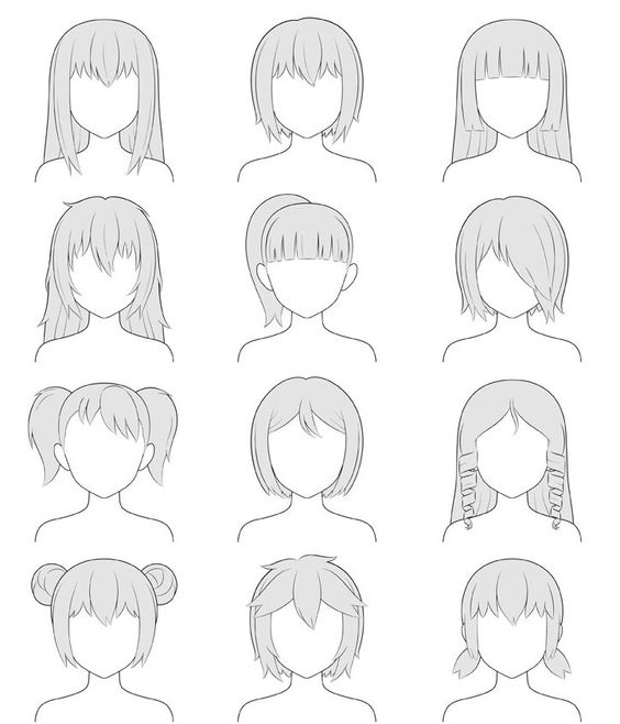 Cách vẽ tóc nam và cách vẽ tóc nữ đẹp đơn giản như người thật