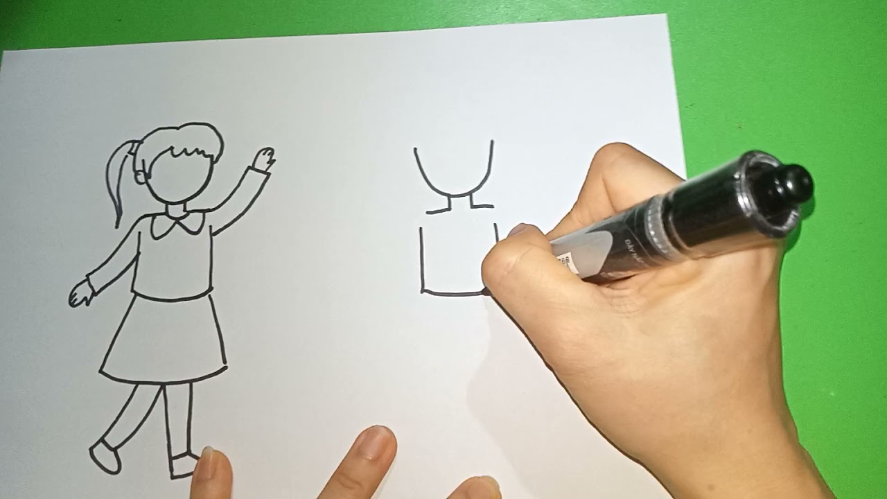 Xem Ngay: Cách Dạy Bé Vẽ Người Đơn Giản Mà Đẹp Chỉ Với Vài Bước - cách vẽ  người đơn giản cho trẻ em  - Thiết Kế Xinh